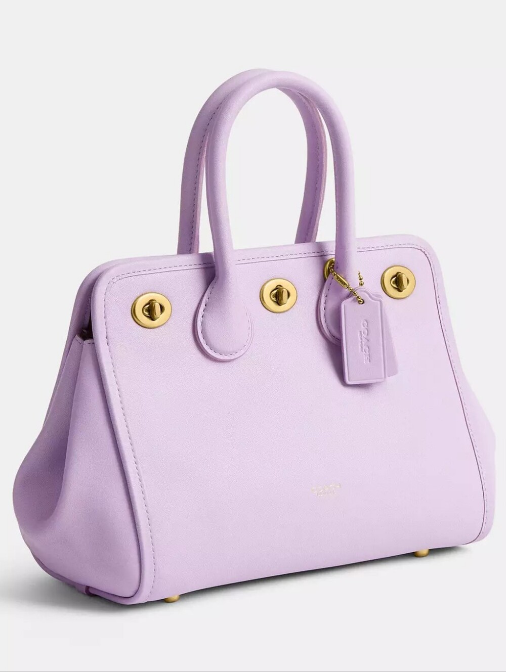 COACH RUNWAY Turnlock Tote Bag 22 - Picture 5 of 11